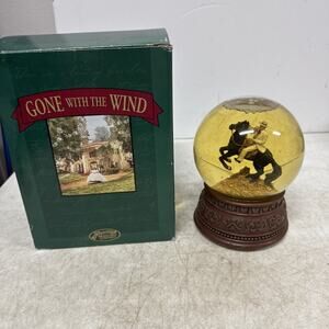 Gone with the Wind Musical Snow Globe San Francisco Music Box Rhett Butler Horse